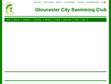 Tablet Screenshot of gloucestercityswimmingclub.co.uk